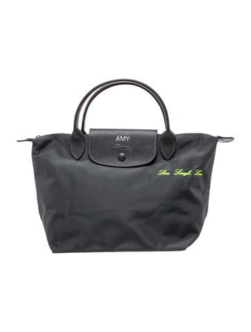 Longchamp Nylon Top Handle Bag