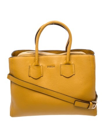 Furla Leather Top Handle Bag
