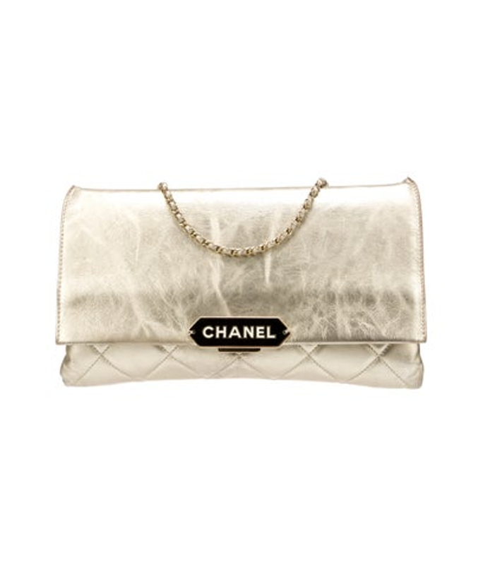Chanel Retro Label Clutch