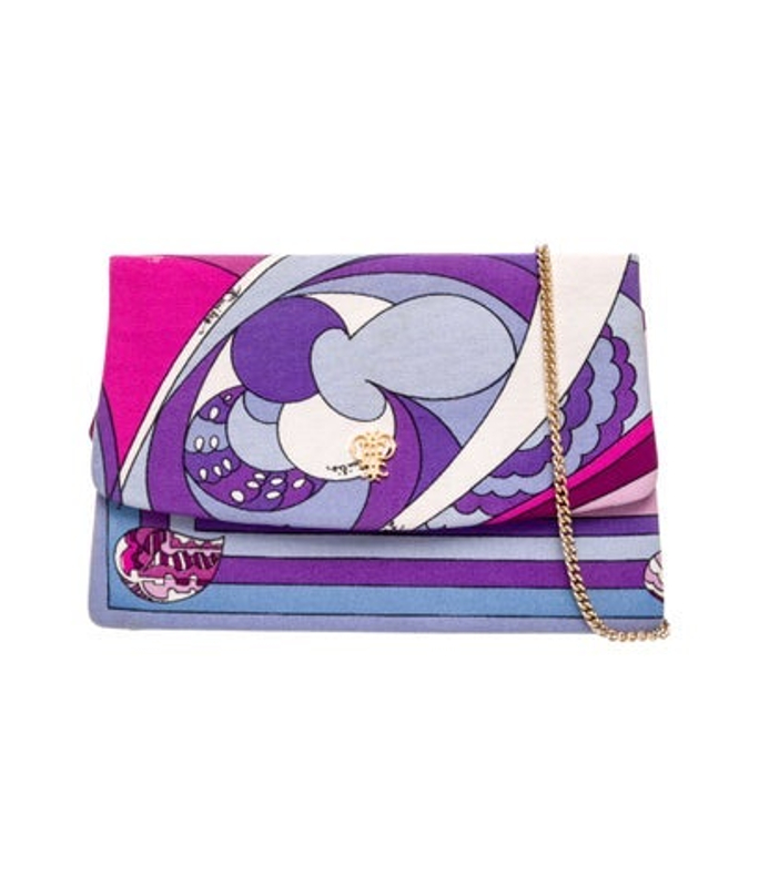 Emilio Pucci Pucci Canvas Clutch