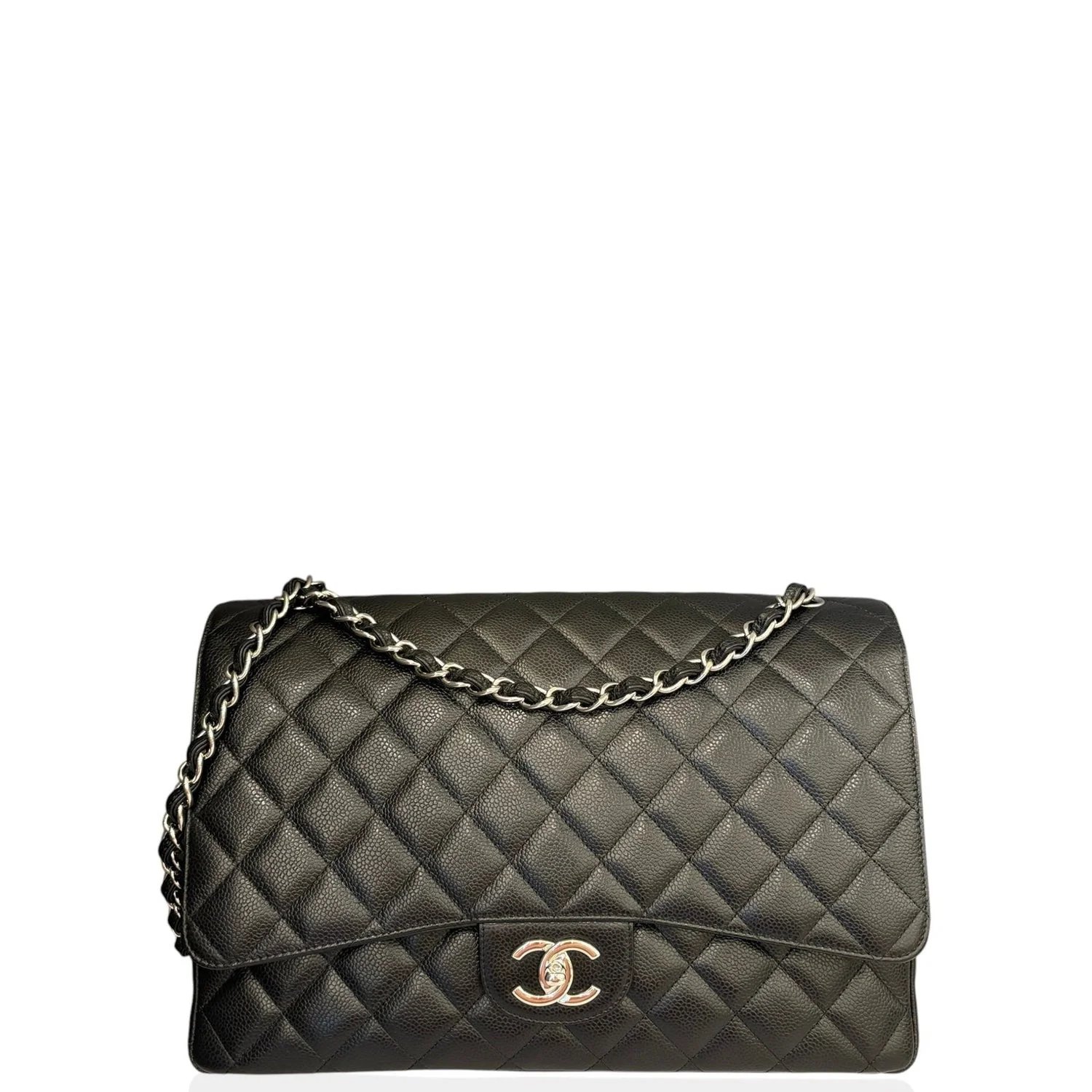 Calfskin Double Flap Maxi
