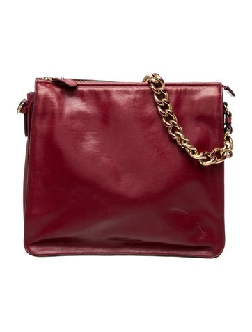 Ferragamo Leather Shoulder Bag