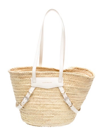Givenchy Straw Bucket Bag