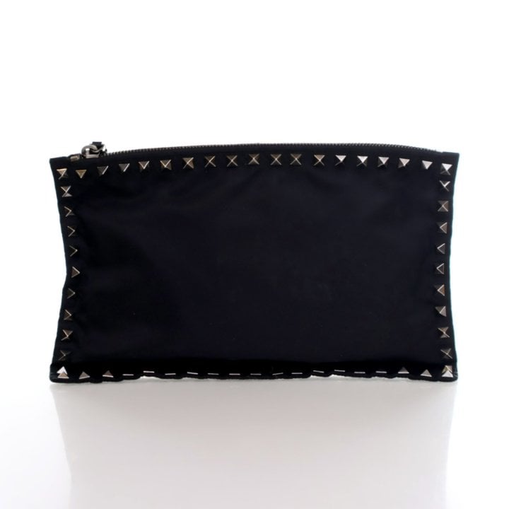 Valentino Valentino Nylon Rockstud Pouch