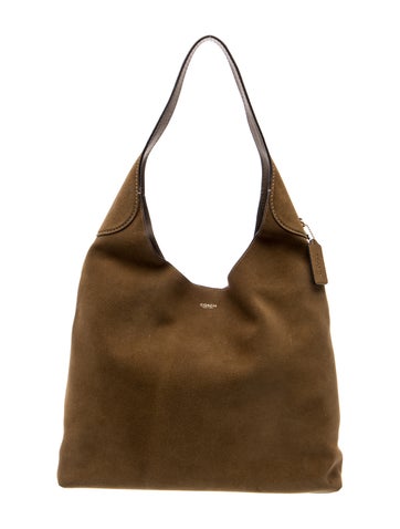 Suede Brooklyn shoulder bag 28
