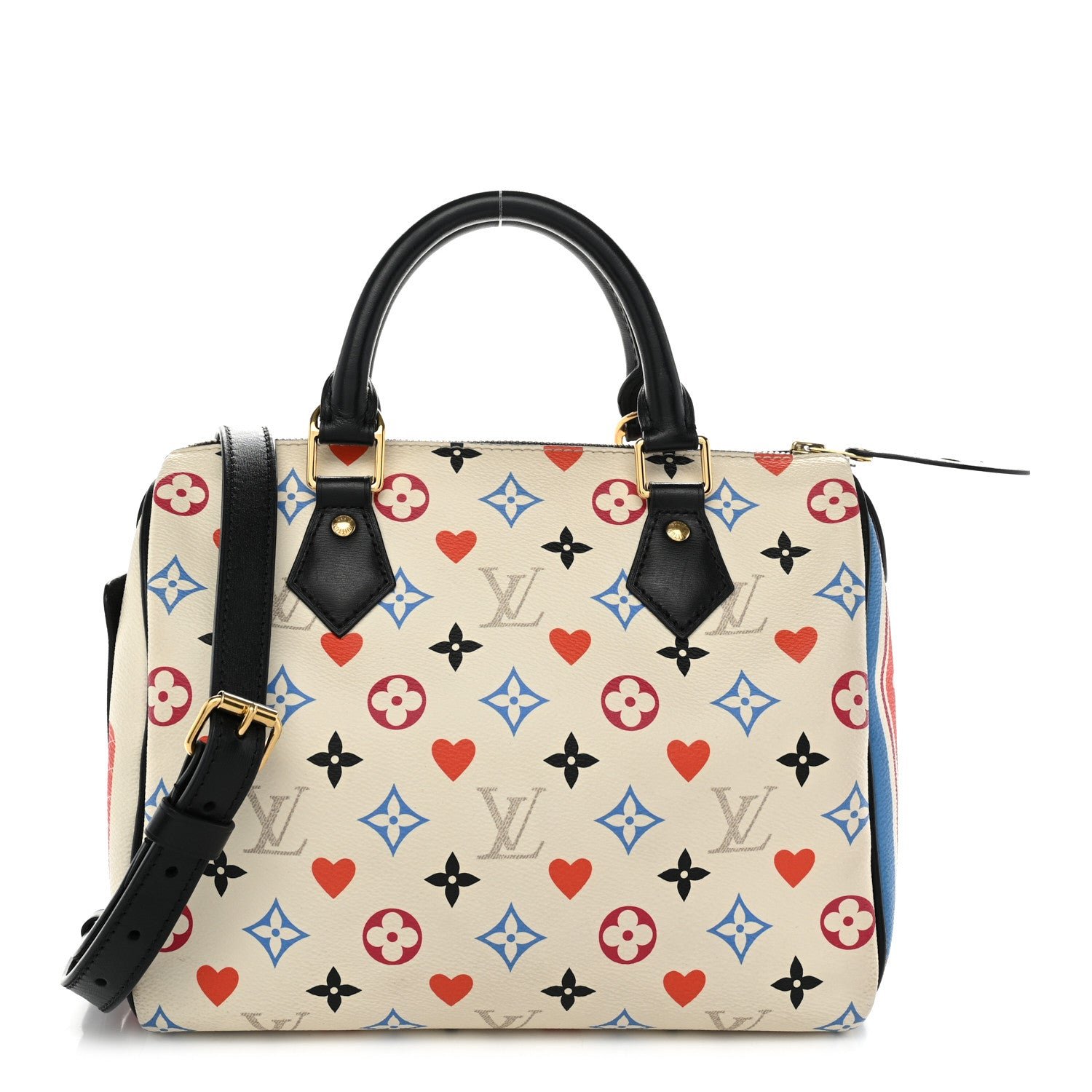 Louis Vuitton Game On Speedy Bandouliere 25 White