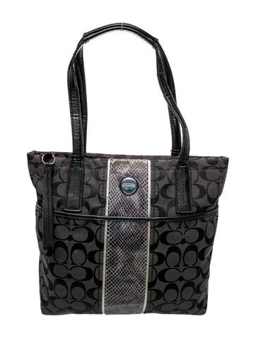 Coach Canvas Top Handle Bag