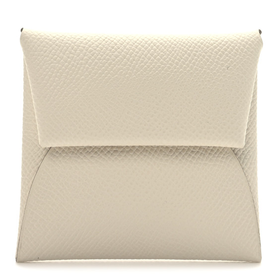 Hermes Epsom Calvi Card Case Craie