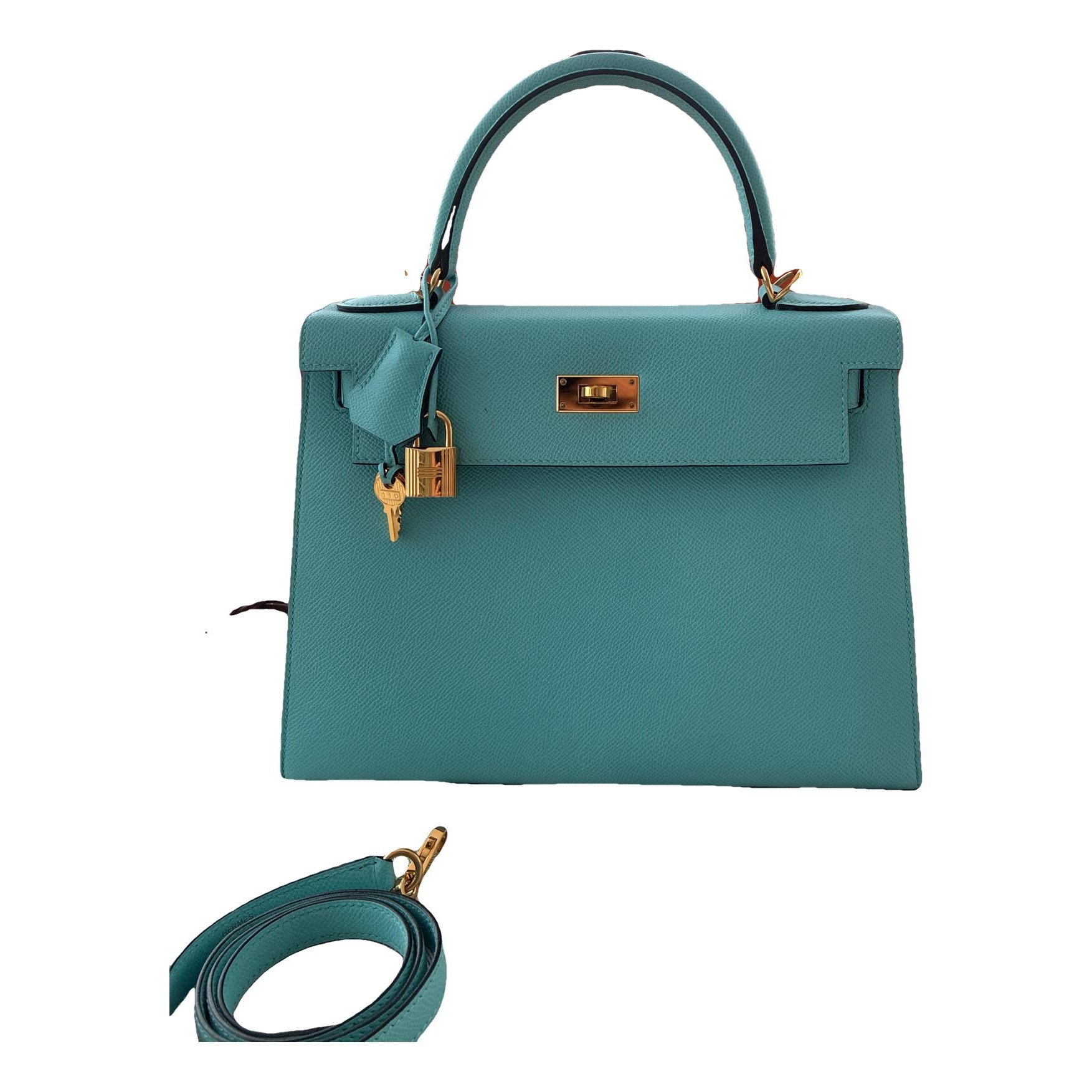 Kelly 28 leather handbag