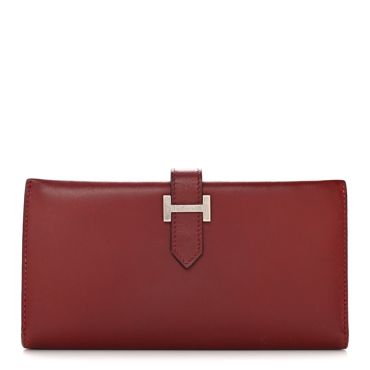 Hermes Box Bearn Wallet Rouge Vif