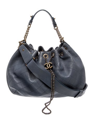 Small Paris-Rome Drawstring CC Bag