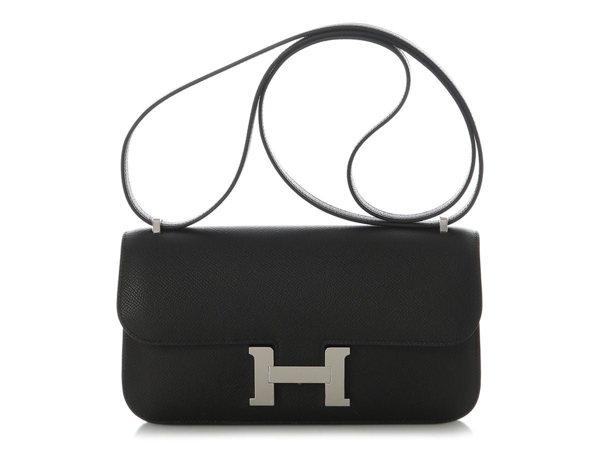 Hermes Hermès Black Epsom Constance Elan Mirror