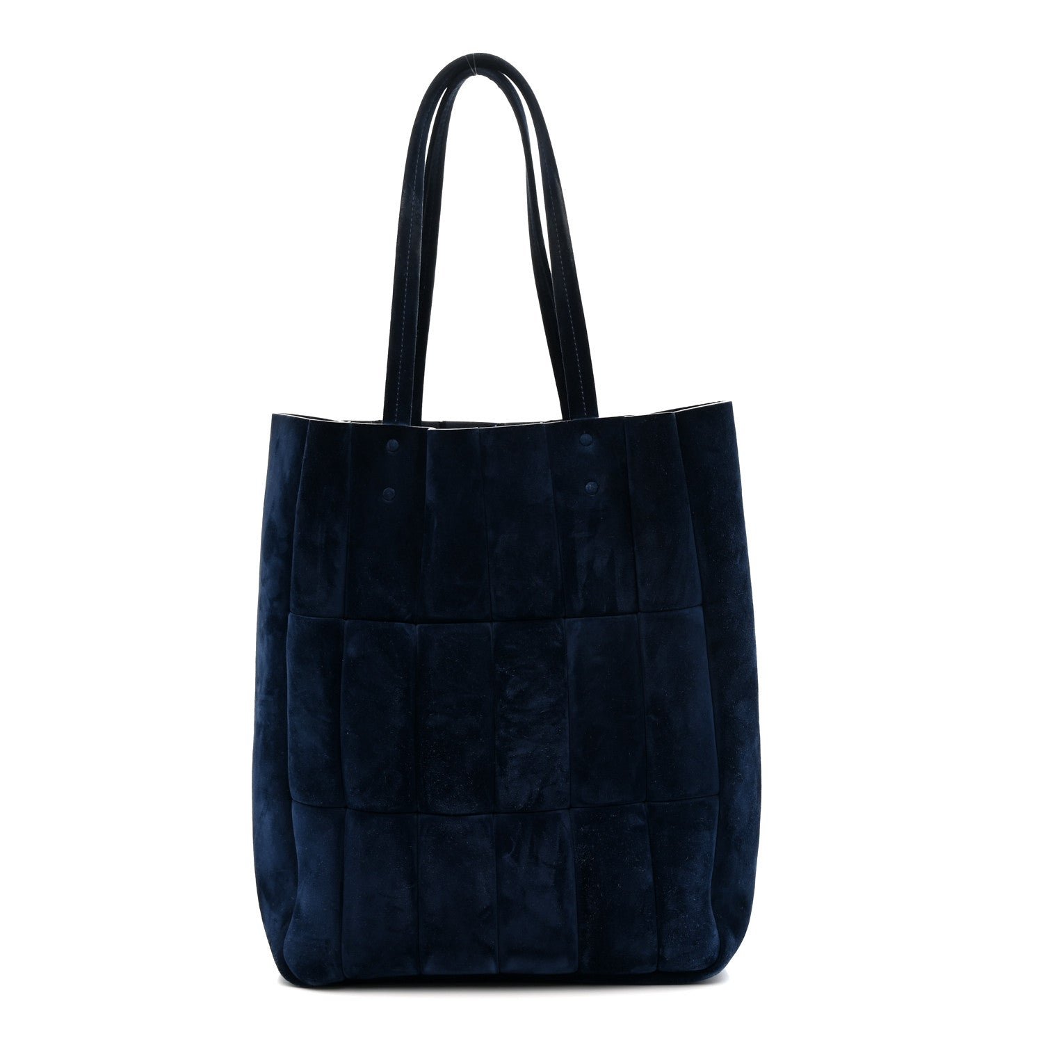 Khaite Khaite Suede Calfskin Kidskin Zoe Tote Midnight