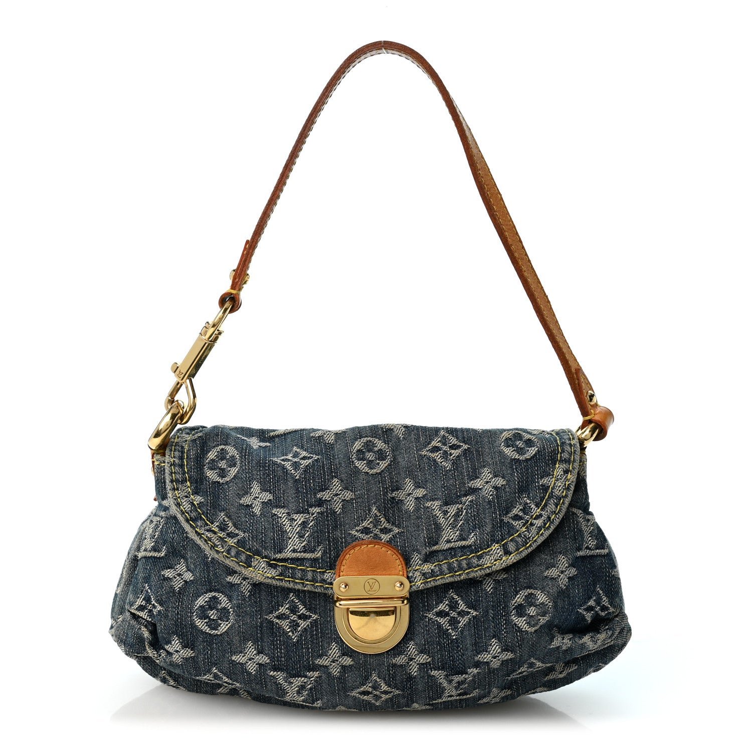 Louis Vuitton Monogram Denim Mini Pleaty Blue