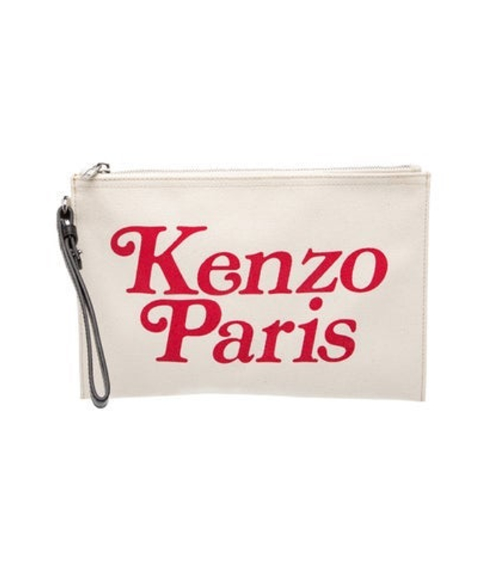 Kenzo Canvas Clutch