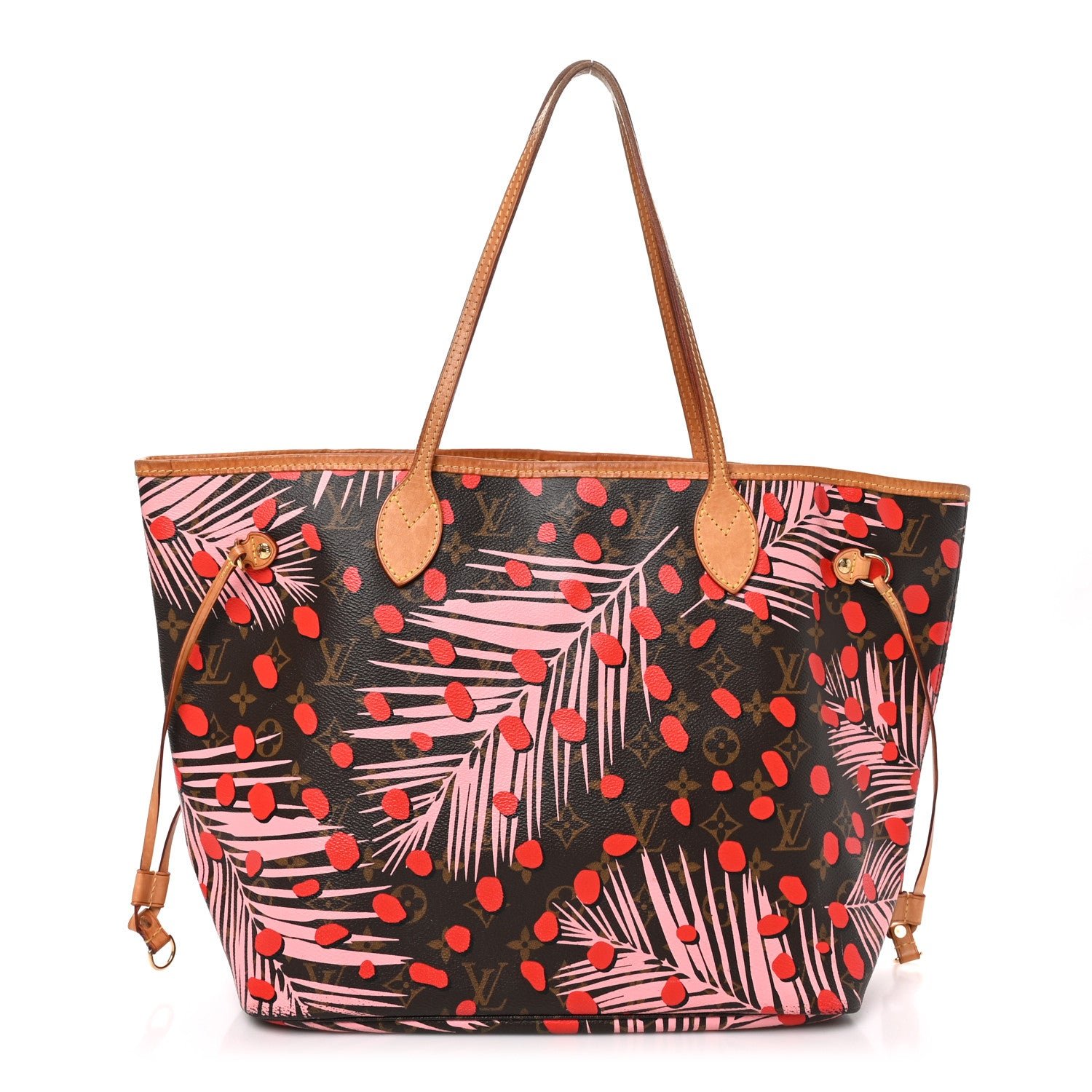 Louis Vuitton Monogram Jungle Dots Neo Neverfull MM Sugar Pink Poppy