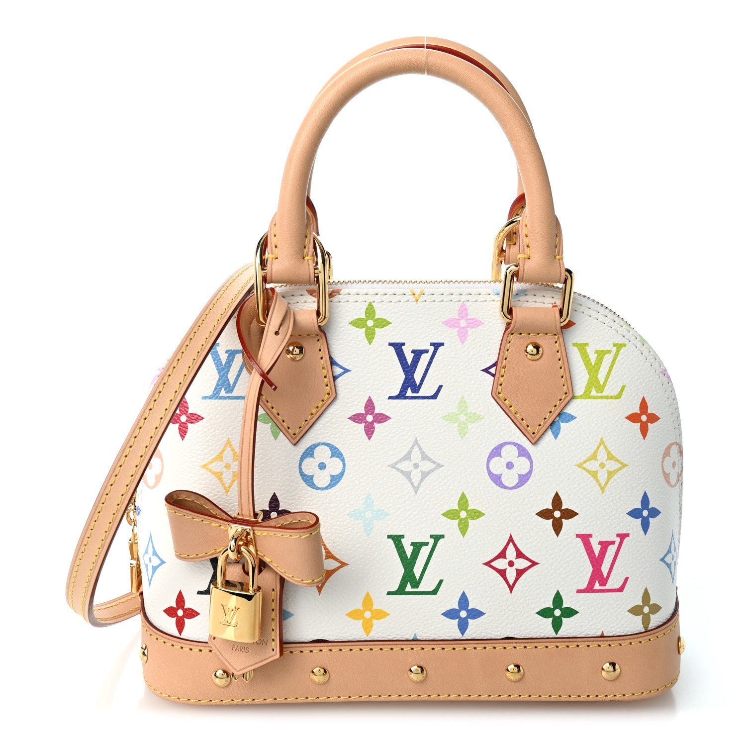 Louis Vuitton LV x TM Monogram Multicolor Alma BB White