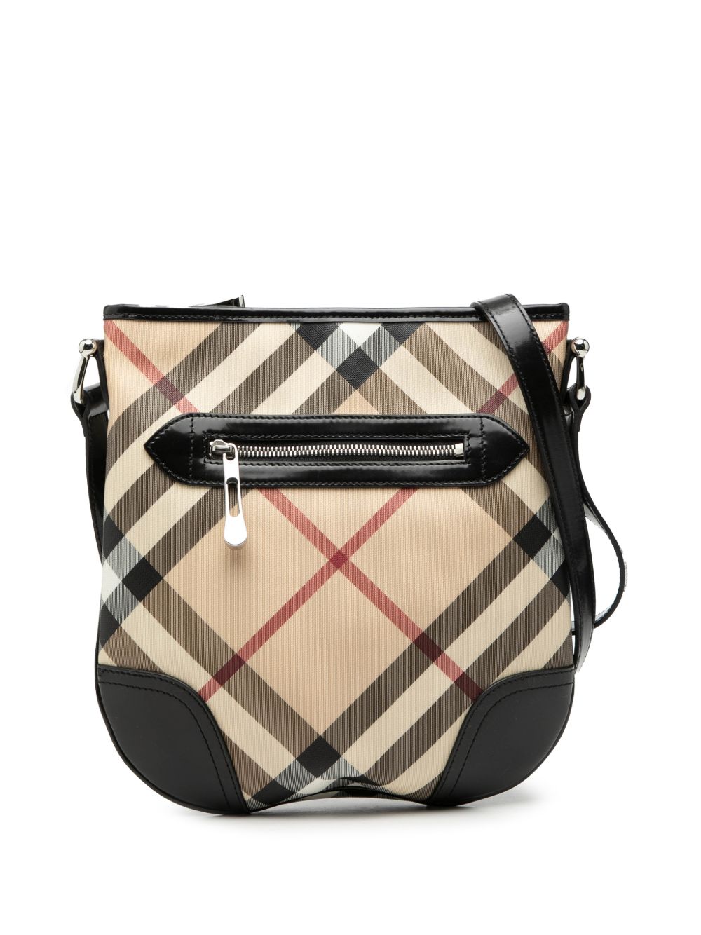 Burberry 2000-2017 Supernova Check Coated Canvas Dryden crossbody bag