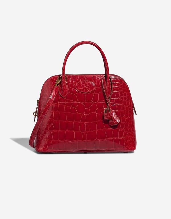Hermes 
		Bolide 31 Alligator Braise