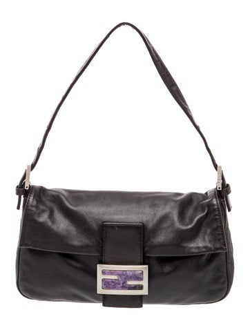 Fendi Leather Baguette