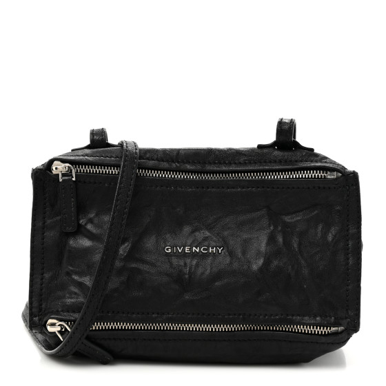 Givenchy Tumbled Sheepskin Mini Pandora Black