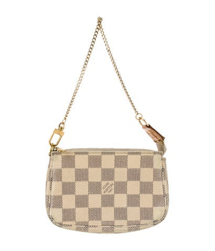 Louis Vuitton Vuitton Damier Azur Pochette Accessoires Mini