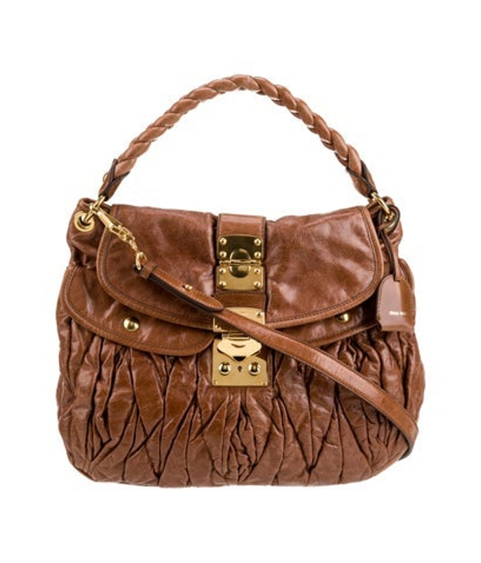 Miu Miu Miu Leather Hobo