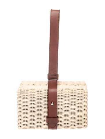 Rattan Top Handle Bag