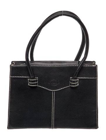 Leather Top Handle Bag