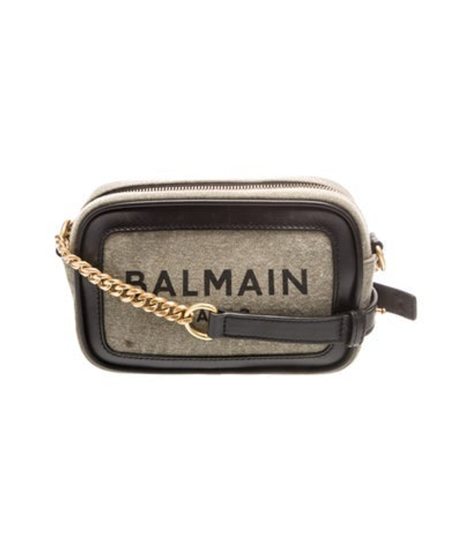 Balmain Canvas Shoulder Bag