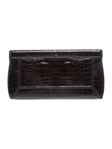Nancy Gonzalez Crocodile Clutch