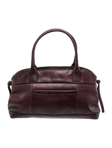 Leather Top Handle Bag