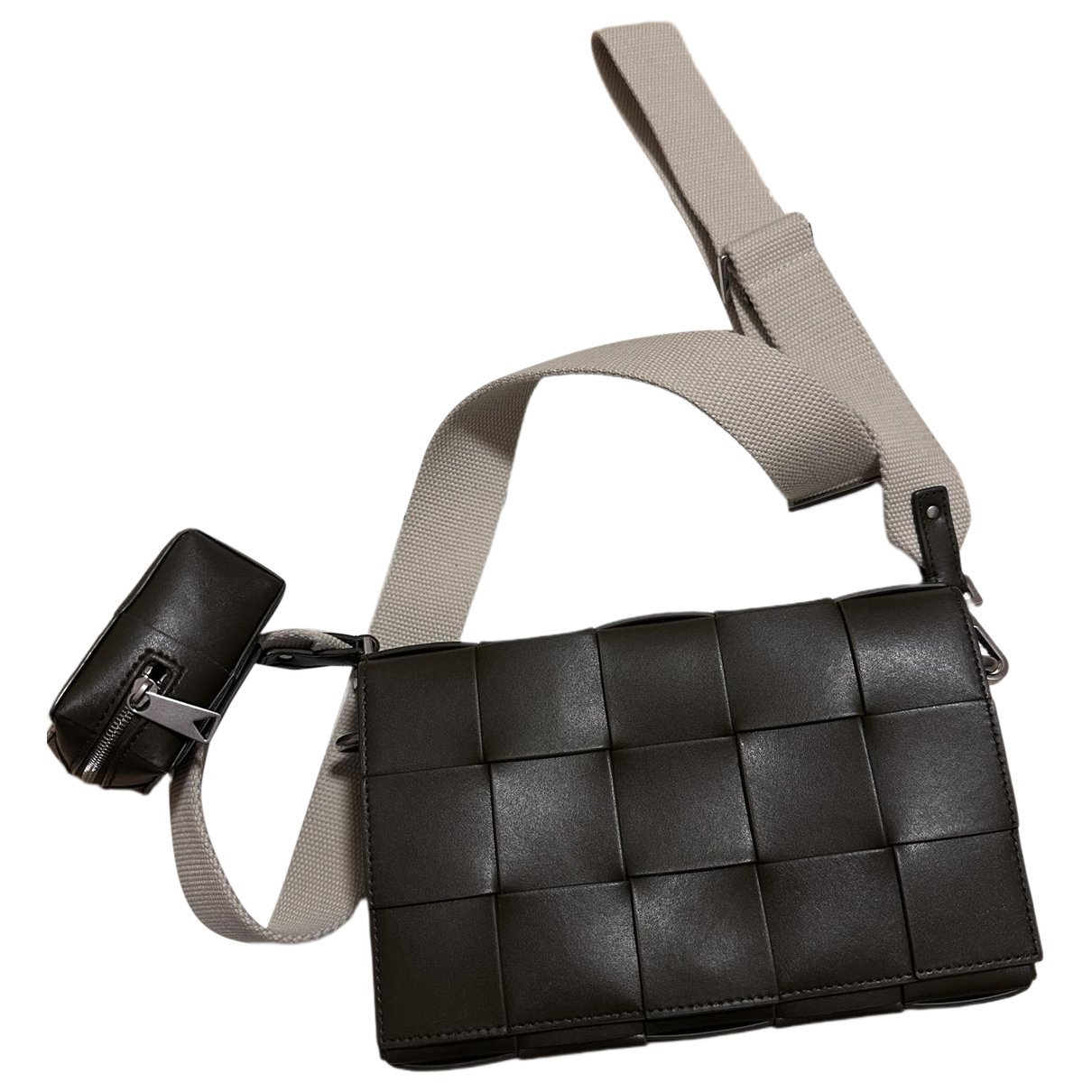 Cassette leather crossbody bag