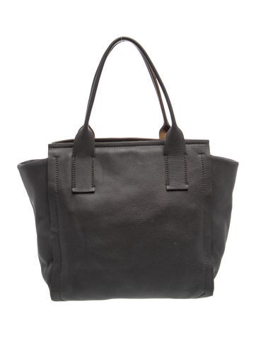 Leather Top Handle Bag w/ Tags