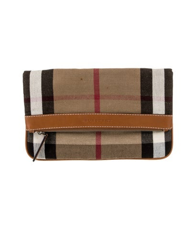 Burberry Canvas Clutch