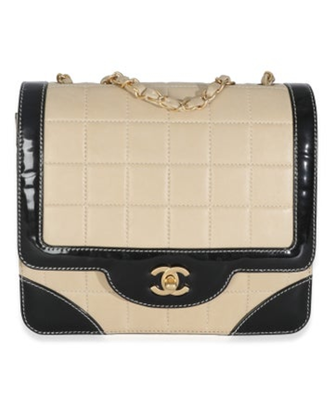 Chanel Bicolor Chocolate Bar Flap Bag