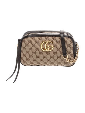 GG Canvas Marmont Small
