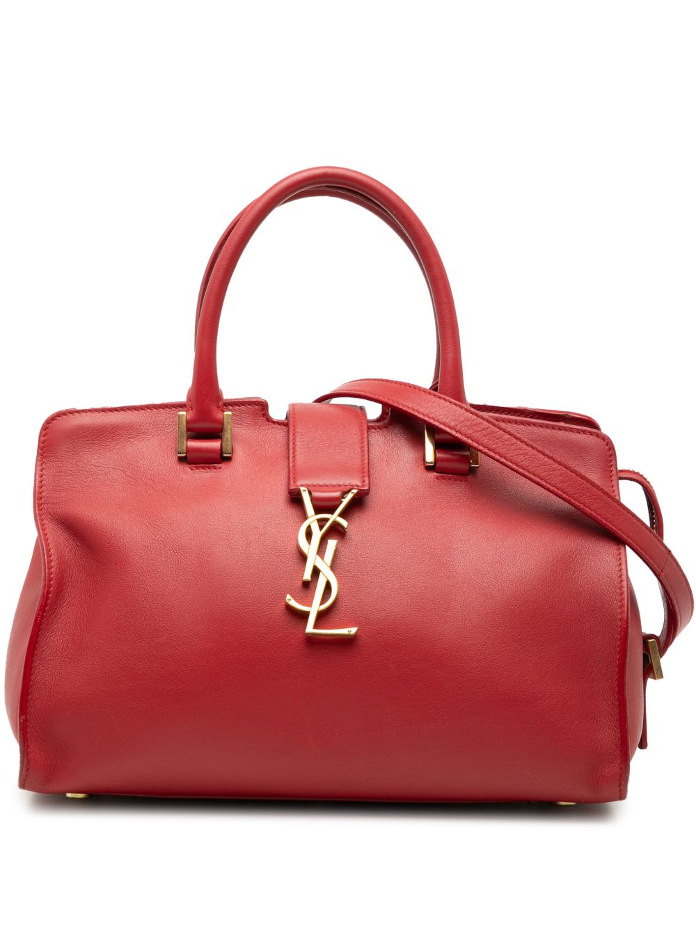 2016 Baby Leather Monogram Downtown Cabas satchel