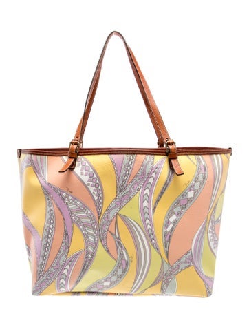 Emilio Pucci Leather Tote