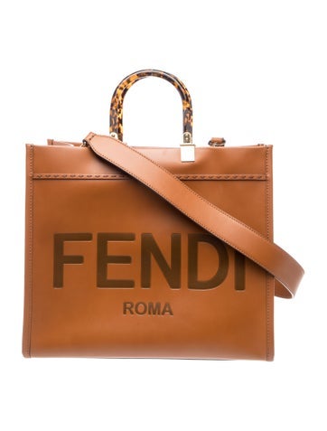 Leather Sunshine Shopper Bag Medium