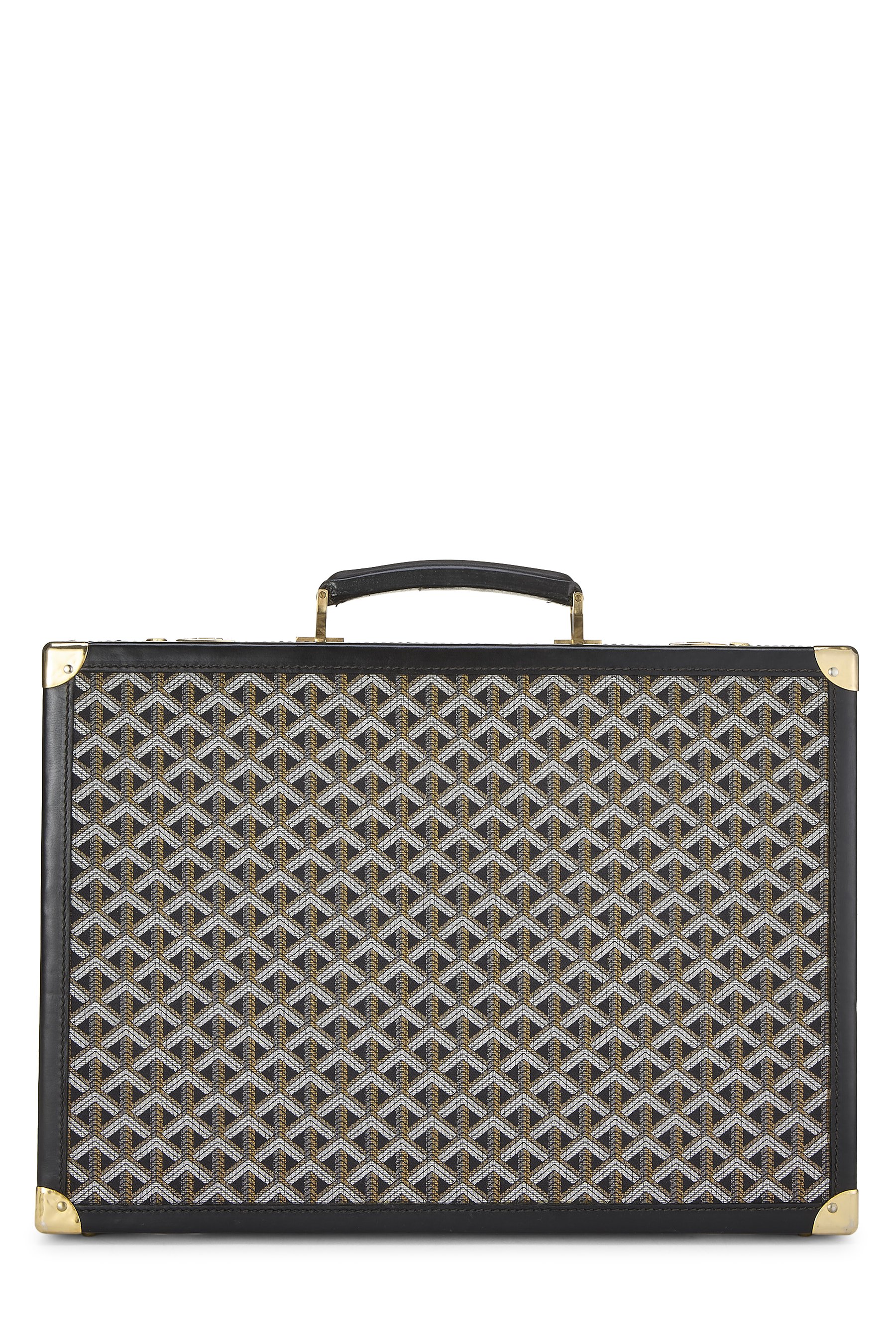 Goyard Black Goyardine Canvas Briefcase
