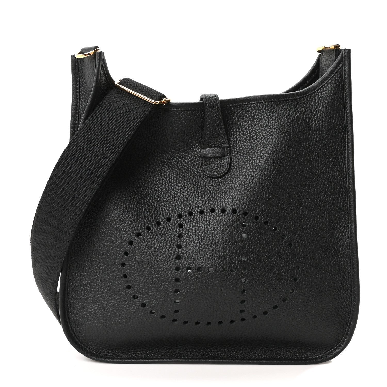 Hermes Taurillon Clemence Evelyne III Black