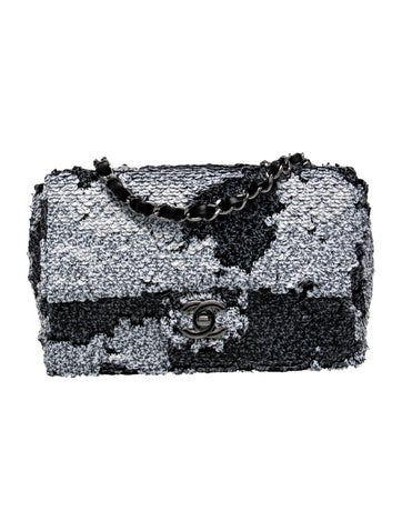 Sequin CC Flap Bag