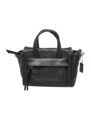 Leather Top Handle Bag