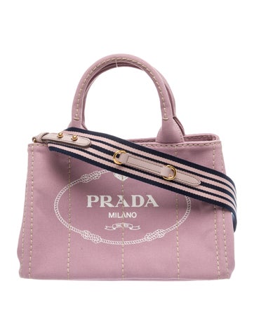 Enameled Metal Triangle Canapa Logo Tote Small