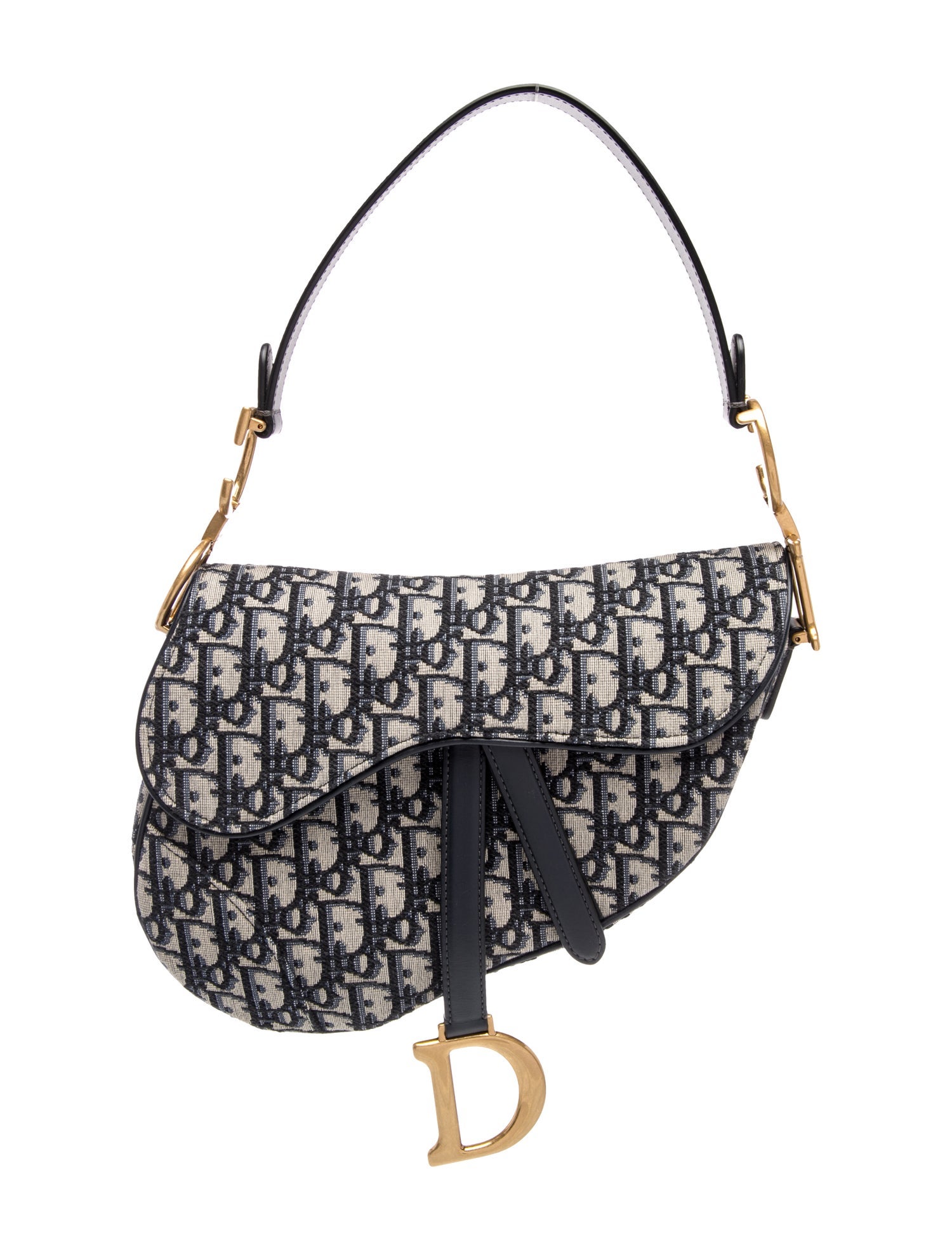 Oblique Jacquard Saddle Mini