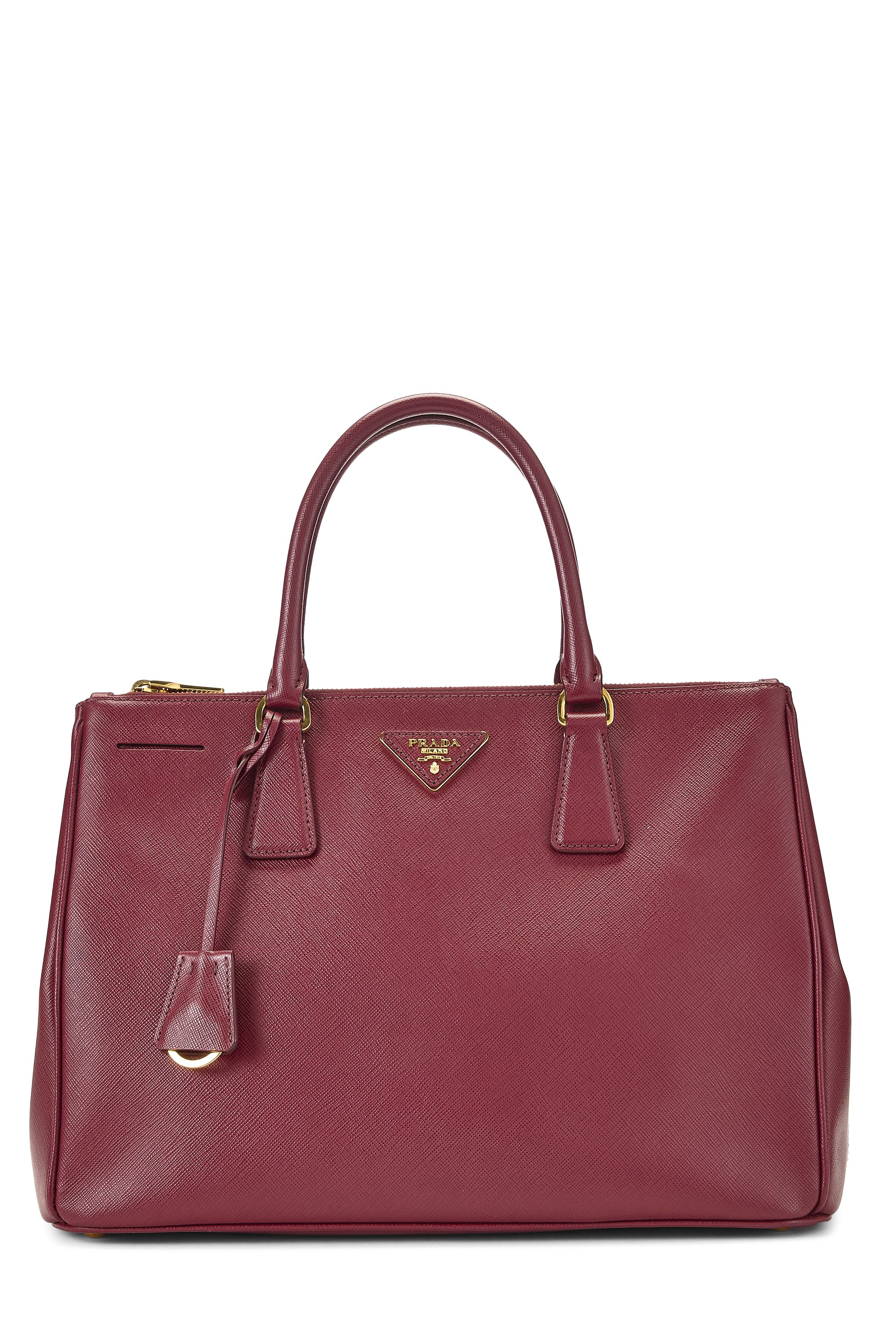 Prada Red Saffiano Executive Tote Medium