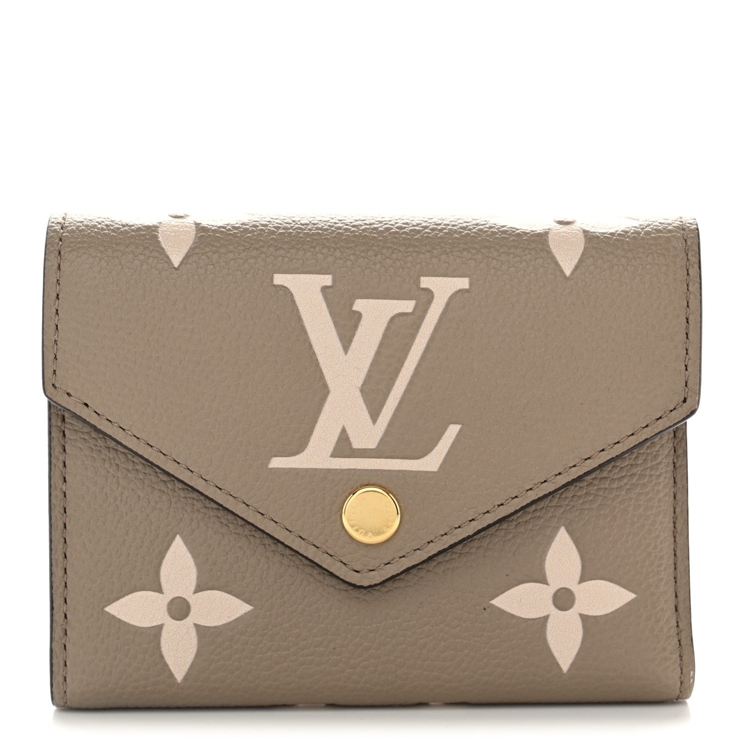 Louis Vuitton Empreinte Monogram Giant Victorine Wallet Tourterelle Creme