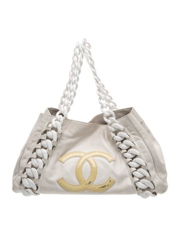 Modern Chain Rhodoid Tote
