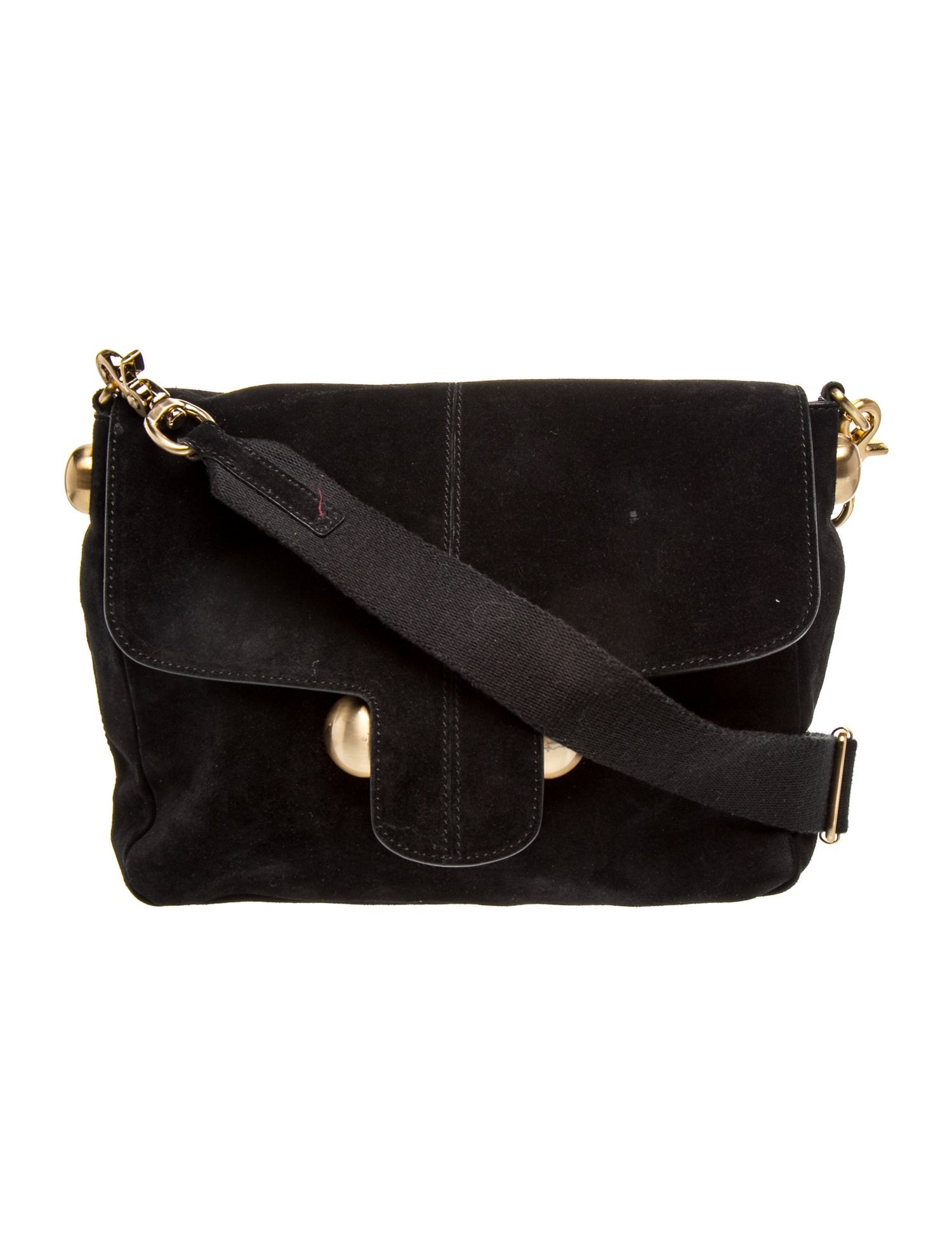 Suede Crossbody Bag